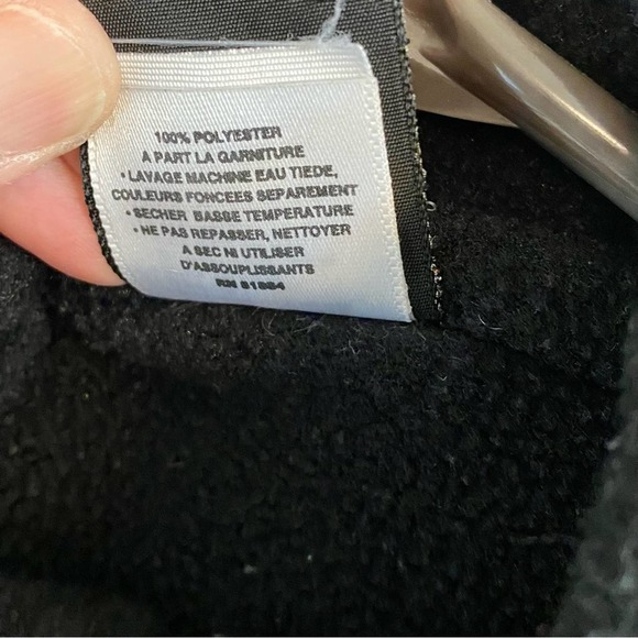 Patagonia Capilene Black Fleece Long Sleeve Pullover Womens Large 1/4 Zip Front - Picture 7 of 13